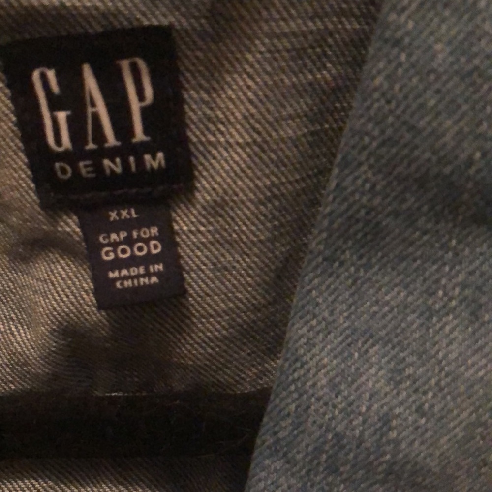 Gap Cropped Patchwork Denim Jacket - image 3